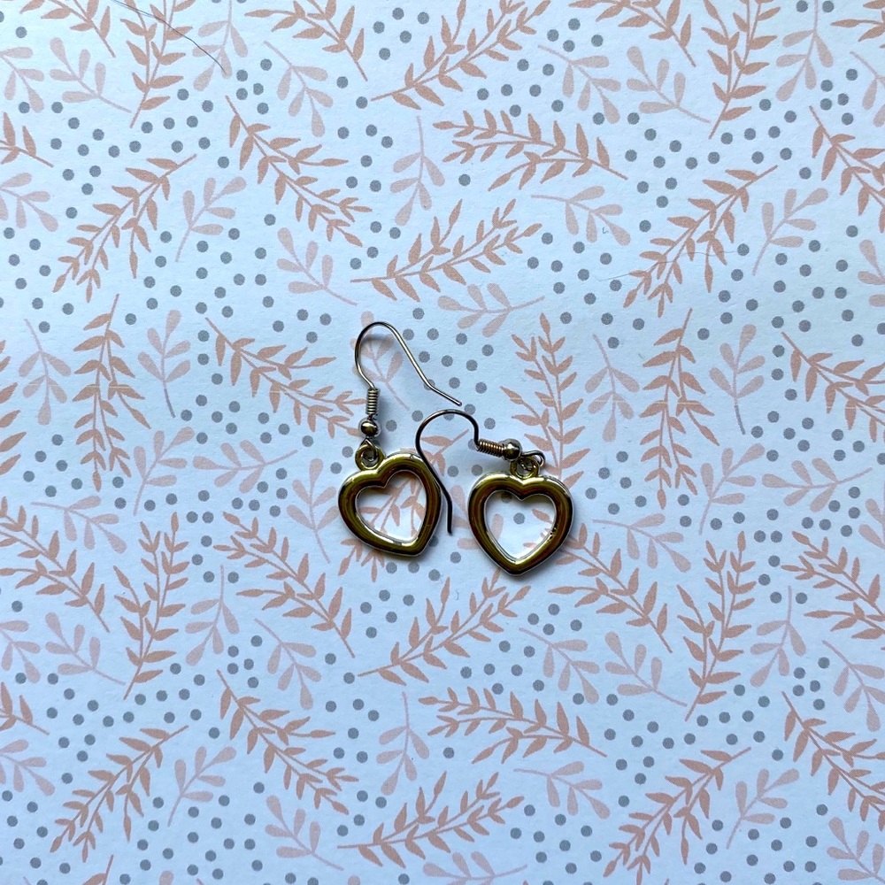 Heart Dangle Earrings (SM/L)